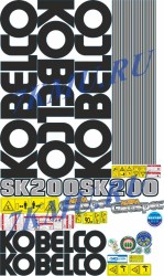 Наклейки Kobelco SK200